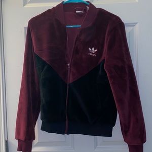 ADIDAS FUZZY BOMBER JACKET